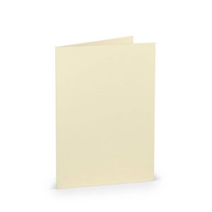 Briefkarte Paperado - B6, 220 g/qm, doppelt, hoch, chamois gerippt