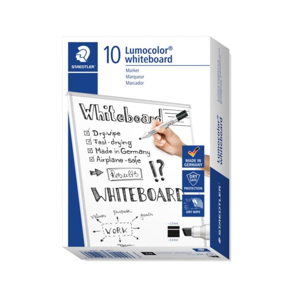 Lumocolor® 351 B whiteboard marker - Keilspitze, schwarz
