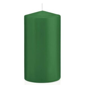 Stumpenkerze - 150 x 80 mm, mit ASF, dunkelgrün