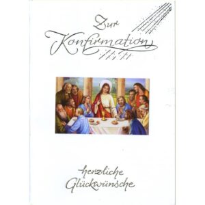 Konfirmationskarte heilig - inkl. Umschlag