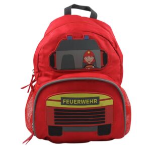 Kinderrucksack Feuerwehr 3D Motiv - 22 x 32 x 11 cm