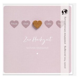 Vermählungskarte Moments - inkl. Umschlag
