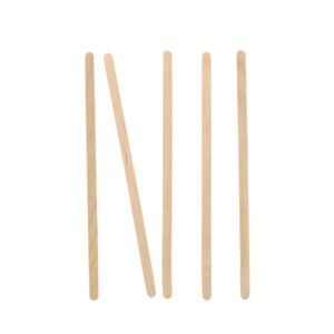 Einweg Rührstäbchen Holz Pure - 14 cm, 1000 Stück, kompostierbar