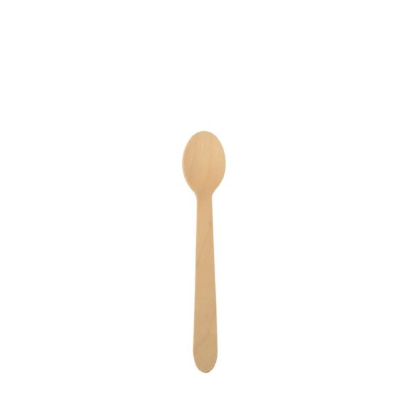 Einweg Kaffeelöffel Holz Pure - 11 cm, 100 Stück, kompostierbar