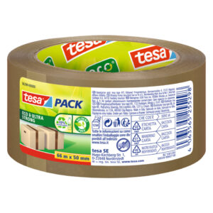 Verpackungsklebeband PET ECO ultra strong - 50mm x 66m, braun