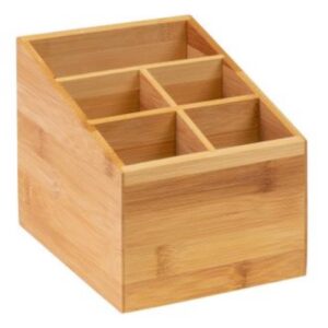 Besteckhalter Bambus, 5 Fächer