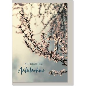 Trauerkarte - inkl. Umschlag