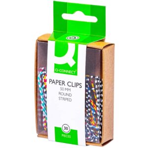 Aktenklammern - 50 mm, 30 Stück zebra