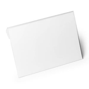 Kennzeichnungstasche HARD COVER mit Falz - A5 quer, transparent, 10 Stück