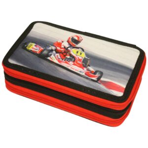 Schüleretui Motiv Kart, gefüllt