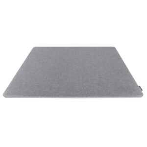 Schreibunterlage recyceltes PET hellgrau/schwarz600x7x450mm