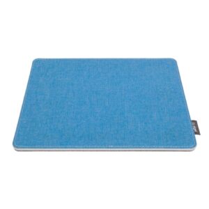 Mausmatte recyceltes PET hellblau/dunkelgrau 250x7x200mm