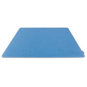 Schreibunterlage recyceltes PET hellblau/dunkelgrau 600x7x450mm