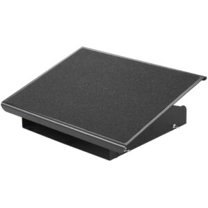 Fußstütze Metall, schwarz