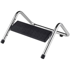 Fußstütze Economy, chrom/schwarz