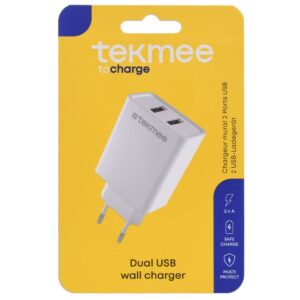 Ladeadapter 2x USB-A weiß