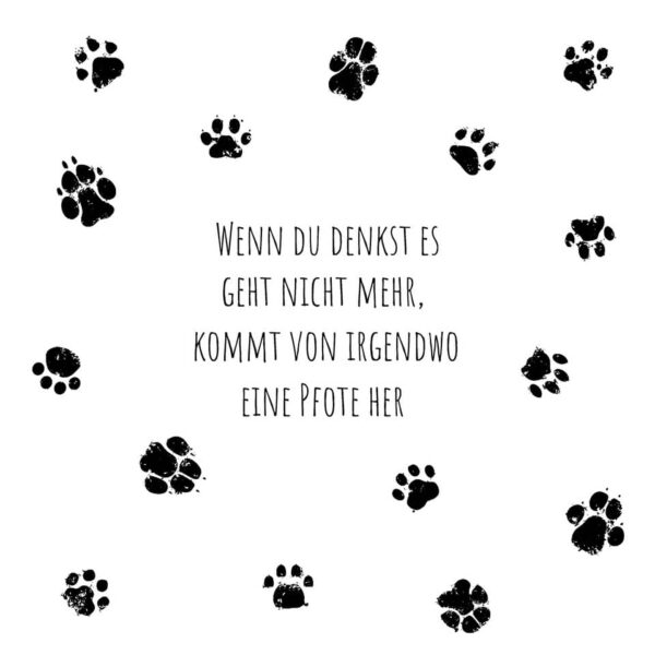 Lunchservietten Katzenpfoten - 33 x 33 cm, 20 Stück