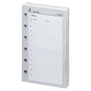 Ersatzkalendarium Pocket - A7, 1 Tag / 1 Seite