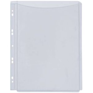 Prospekthülle, A4, volle Höhe, PP, 5 Stück, transparent