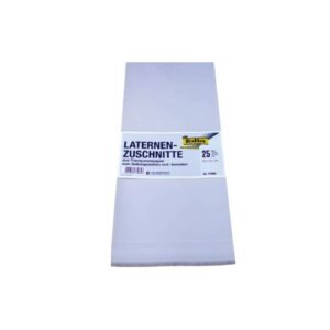 Laternenzuschnitt - 22 x 51 cm, 25 Blatt, Transparentpapier, unbedruckt