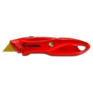 Cutter Premium - rot, Trapezklinge, Metallgehäuse