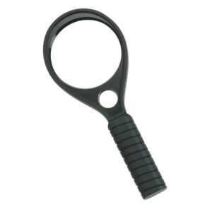 Leselupe SPORT Ø 50 + 15 mm - 2,5 / 5 fach, schwarz