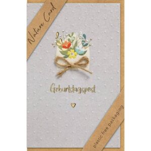 Geburtstagskarte Nature Card - inkl. Umschlag