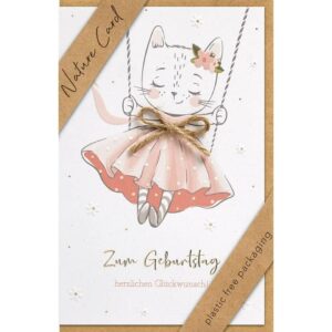 Geburtstagskarte Nature Card - inkl. Umschlag