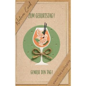 Geburtstagskarte Nature Card - inkl. Umschlag
