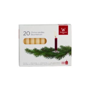 Christbaumkerze - bisquit, 20 Stück