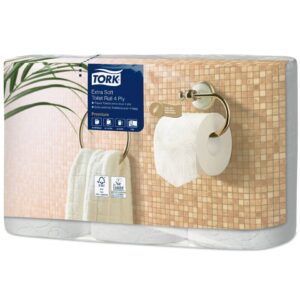 Toilettenpapier für T4 System - extra weich, 4-lagig, 42 Rollen, weiß