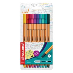 Fineliner point 88® Etui - 10er Pack - Sonderfarben