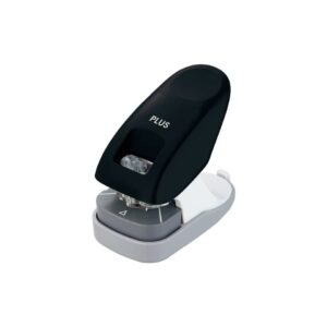 Heftgerät klammerlos - bis 10 Blatt, mit Lochfunktion, schwarz