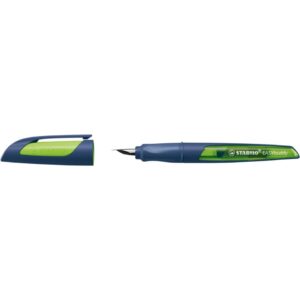 Schulfüller EASYbuddy® Twilight Sky - Feder M, stahlblau/limette, inkl. Standardpatrone