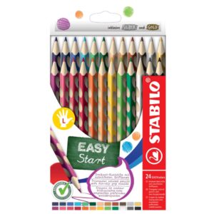 Ergonomischer Buntstift für Linkshänder - EASYcolors - 24er Pack