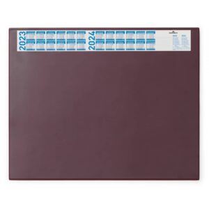 Schreibunterlage mit Jahreskalender - PVC, 650 x 520 mm, rot