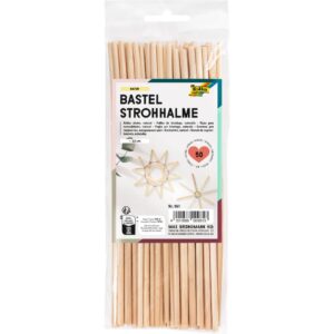Bastelhalme - naturgebleicht, 22 cm, 50 Stück
