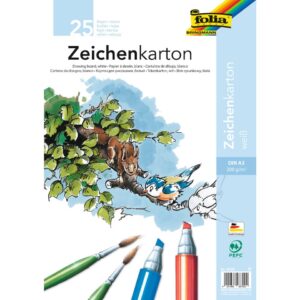 Zeichenkarton 200 g/qm, DIN A3, 25 Blatt