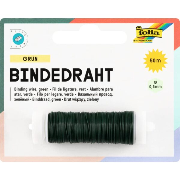 Basteldraht - 0,3 mm, grün