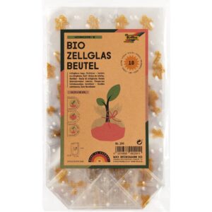 Zellglasbeutel mit Weihnachtsdruck - 11,5 x 19 cm, 10 Stück