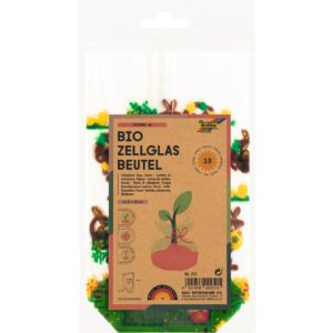 Ostercellglasbeutel - 11,5 x 19 cm, 10 Stück, mit 4-farbigem Druck