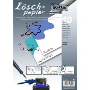 Löschpapier 120g/qm, DIN A4, 10 Blatt