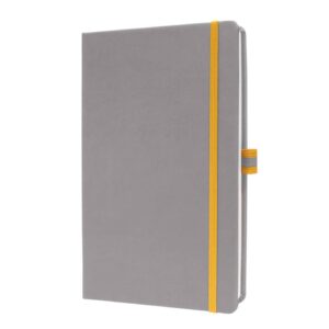 Notizbuch Linescape ca. A5 176 S. Hardcover liniert 80 g/m² hellgrau