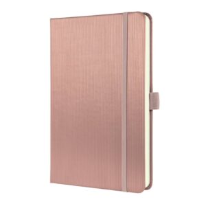 Notizbuch Conceptum, A5, 80g/m², Hardcover, liniert, rose metallic
