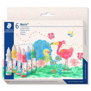 Schultempera - 6 Dosierflaschen, Metallic sortiert