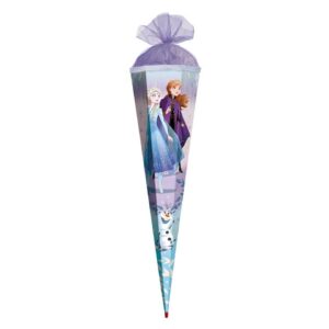 Schultüte Disney Frozen - eckig, 85 cm, Glitter