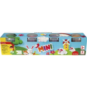 Spielknete - 4er Set, Förmchen im Deckel