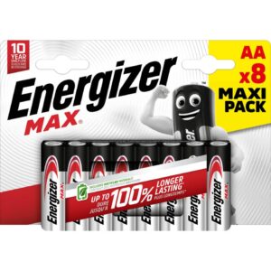 Batterie Alkali-Mangan Max, LR6/AA/Mignon, 8 Stück