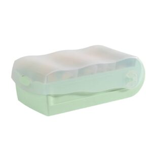 Karteibox CROCO DIN A7 quer,für 900 Karten, transluzent-pastellgrün