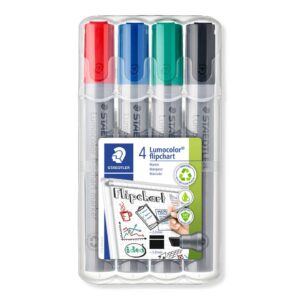 Lumocolor® 356 B flipchart marker - Keilspitze, 4 Farben sortiert